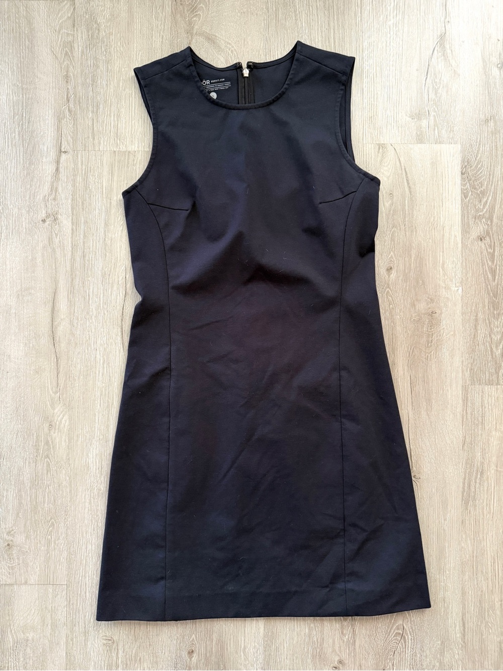 QOR Knit City Dress Navy Small